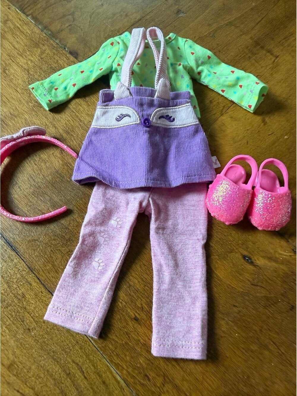 American Girl WellieWishers Smart as a Fox School Outfit 2020 RETIRED B229 - Picture 5 of 5